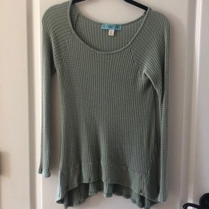 Young ladies long sleeve crew neck shirt size sm